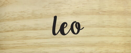 Quadro Signo Leo 25x9cm ( Leão )