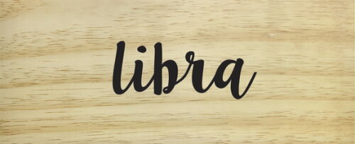Quadro Signo Libra 25x9cm