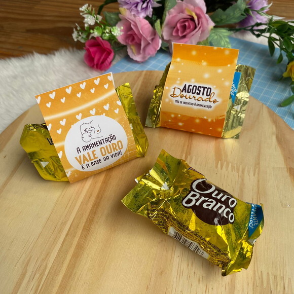 Bombom com Cinta - Agosto Dourado