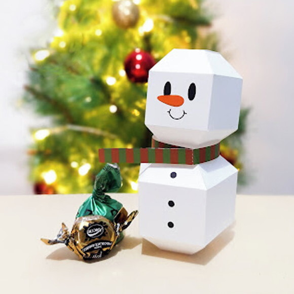 Caixa Boneco de Neve