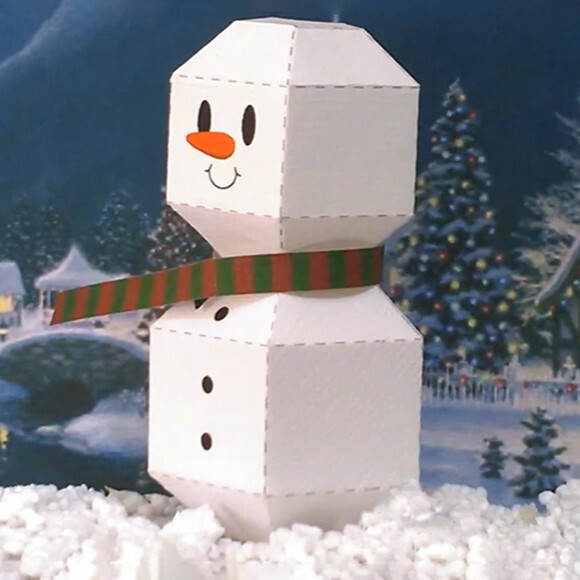 Caixa Boneco de Neve