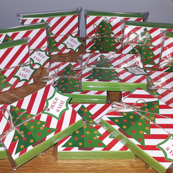 Caixa Cartão de Natal Desejos