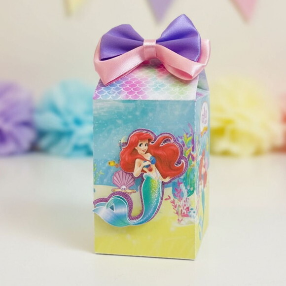 Caixa Milk com Aplique 3d - a Pequena Sereia