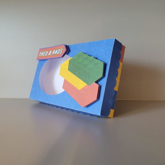 Caixa Porta Kit Kat - Festa Blocos / Brinquedos