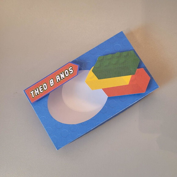 Caixa Porta Kit Kat - Festa Blocos / Brinquedos