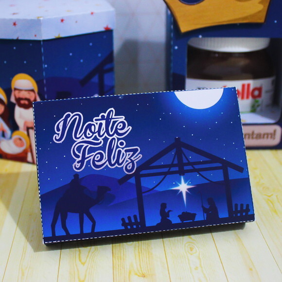 Caixa Porta Kit Kat - Natal Biblico