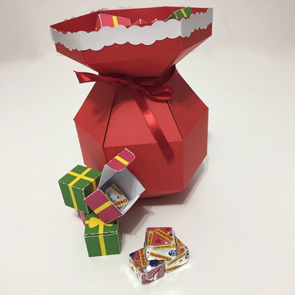 Caixa Saco do Papai Noel