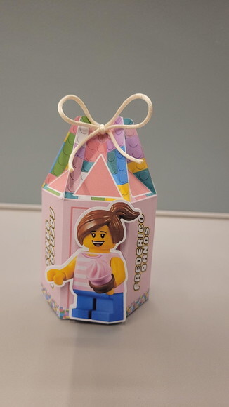 Caixa Sacolinha Lego Menina