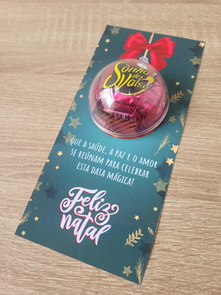 Card / Cartão com Bombom - Natal