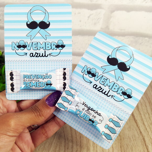 Card com Bala - Novembro Azul