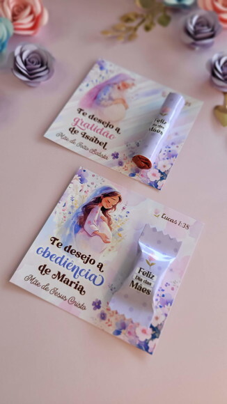 Card com Balinha - Dia das Mães