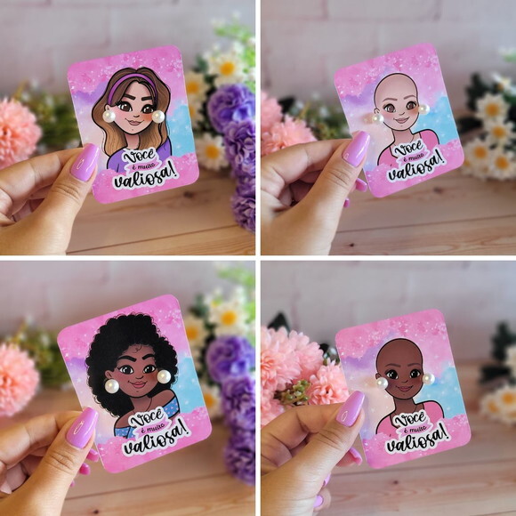Card com Brinco Você É Muito Valiosa! Dia da Mulher