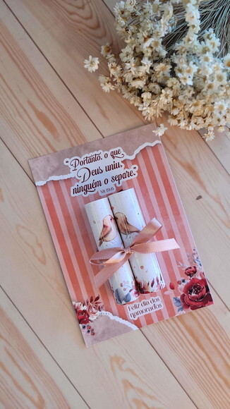 Card e Capinha para Baton - Dia dos Namorados - Cristão
