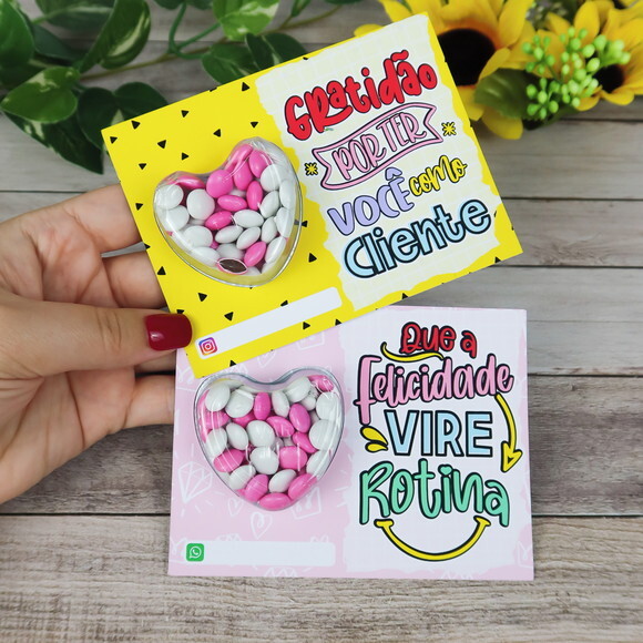 Card para Blister - Frases Motivacionais