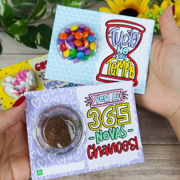 Card para Blister - Frases Motivacionais