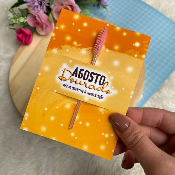 Cartão / Card Corte Especial para Mimos - Agosto Dourado
