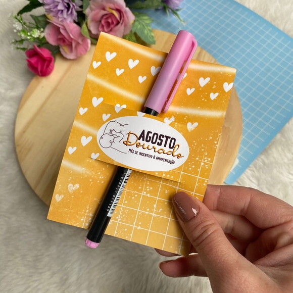 Cartão / Card Corte Especial para Mimos - Agosto Dourado