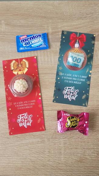 Cartão / Card para Mimos - Natal