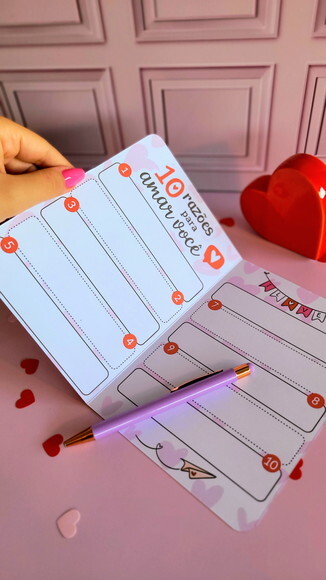 Cartão 10 Razões - Dia dos Namorados