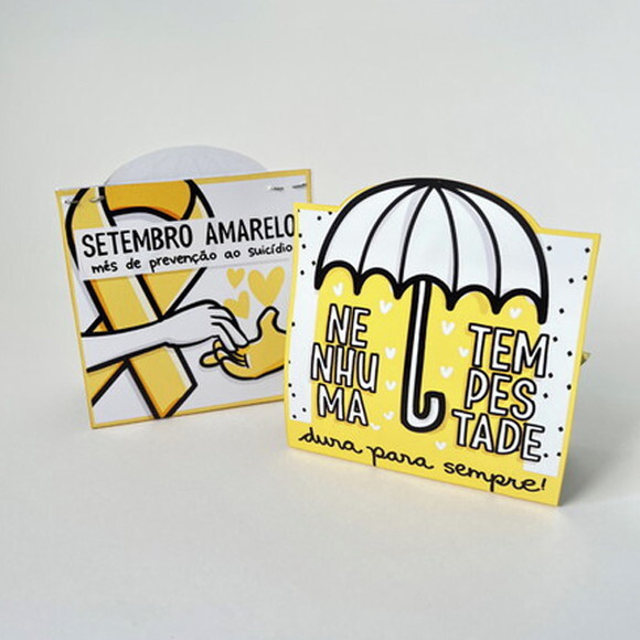 Cinta para Doces - Setembro Amarelo - Porta Bombom