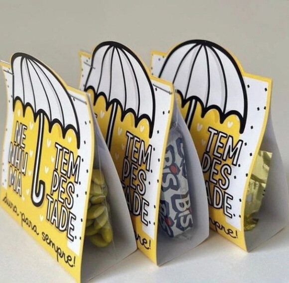 Cinta para Doces - Setembro Amarelo - Porta Bombom