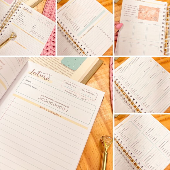Diário / Caderno / Planner de Leitura