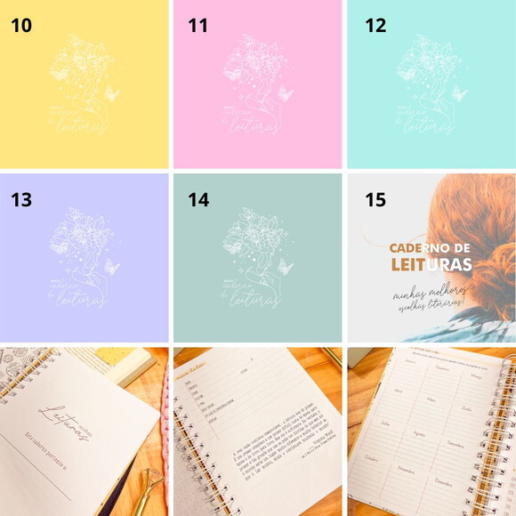 Diário / Caderno / Planner de Leitura