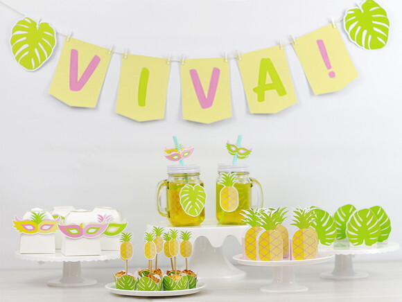Kit Festa - Carnaval Tropical - 60 Itens
