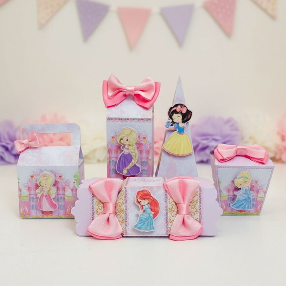 Kit Festa Princesas Cute - 25 Peças