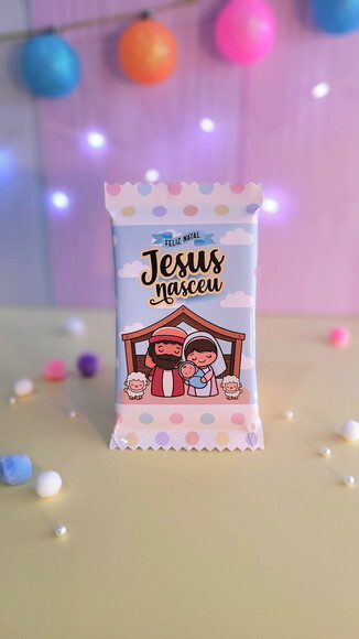 Kit Kat Personalizado - Natal Cristão