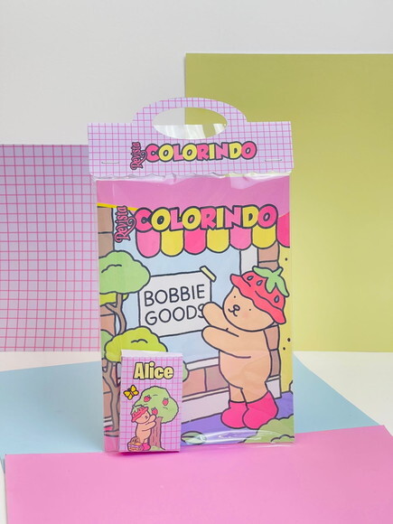 Kit Livro de Colorir e Giz de Cera - Lembrancinha