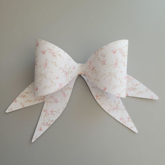 Laço de Papel 3d Grande para Decoração