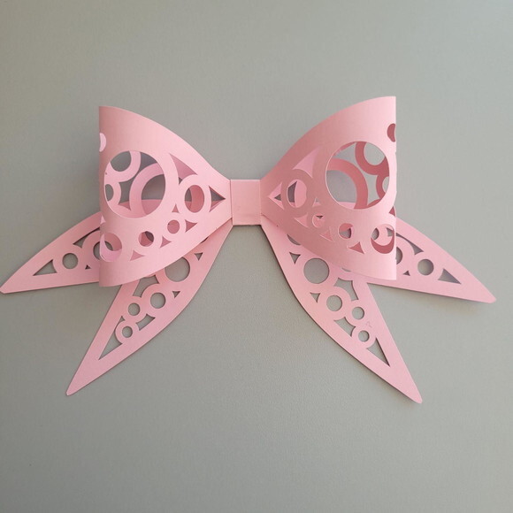Laço de Papel 3d Grande para Decoração