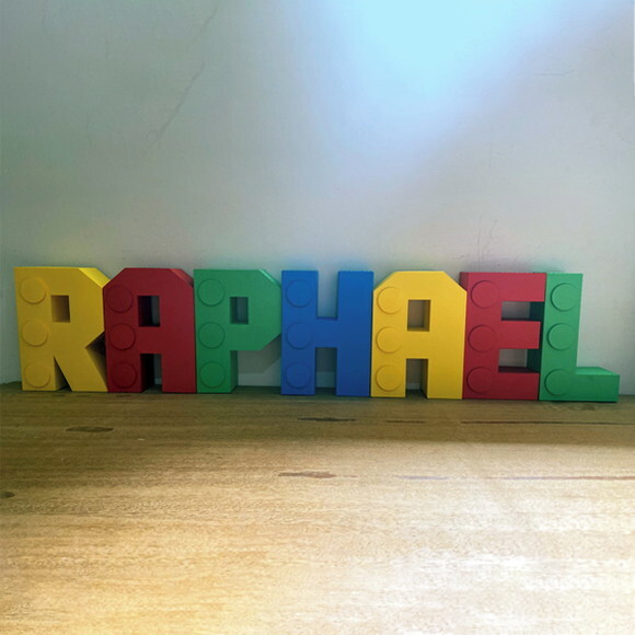 Letras e Números 3d Lego
