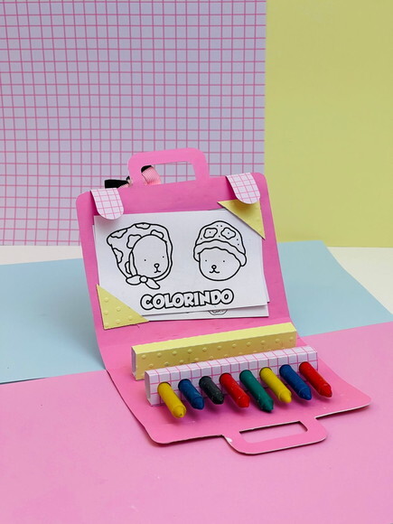Maleta de Colorir com Nicho para Giz