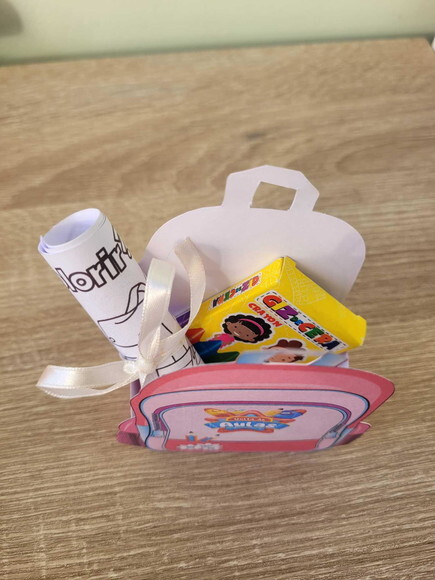 Mini Kit de Colorir - Lembrancinha de Volta às Aulas