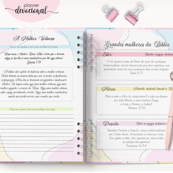 Planner Devocional Feminino