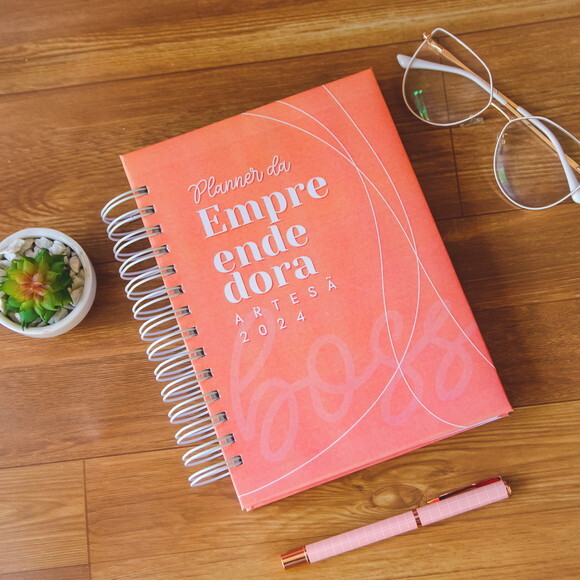 Planner Empreendedora Artesã Planejador de Conteúdo Infinito