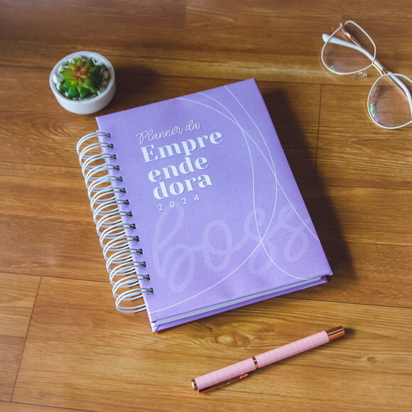 Planner Empreendedora com Planejador de Conteúdo Infinito