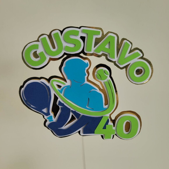 Topo de Bolo - Beach Tênis / Padel