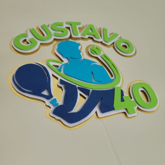 Topo de Bolo - Beach Tênis / Padel