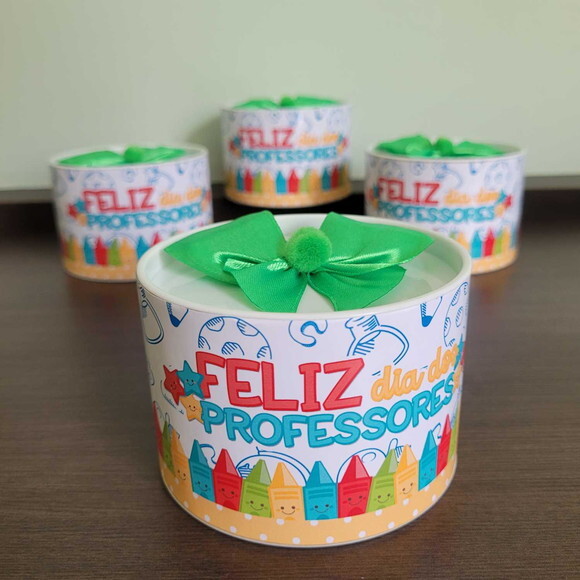 Tubo Lata 7x10 - Dia dos Professores