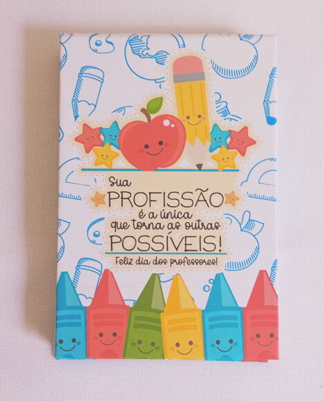 Bloquinho A7 Cartonado - Dia dos Professores