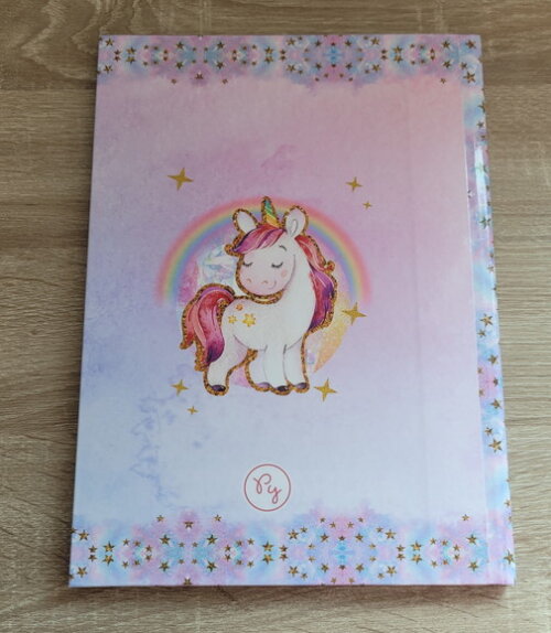Caderno Brochura Universitário Unicórnio