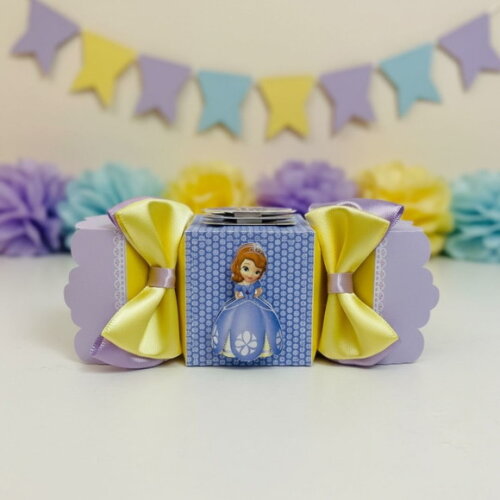 Caixa Bala com Aplique 3d - Princesa Sofia