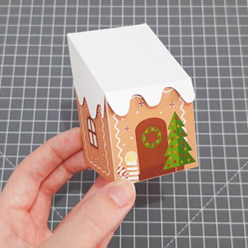 Caixa Casinha de Natal (desmontada)
