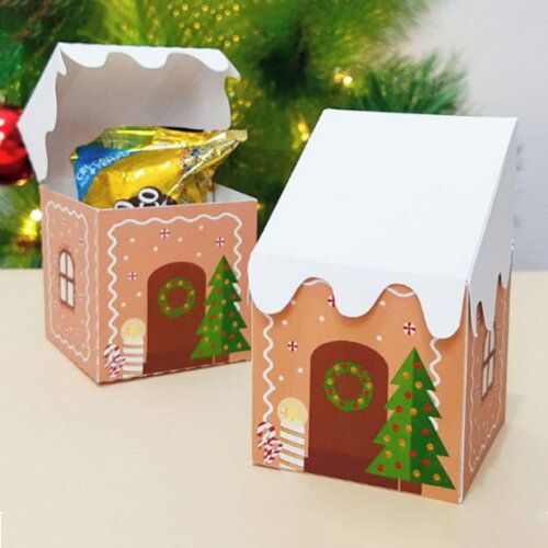 Caixa Casinha de Natal (desmontada)