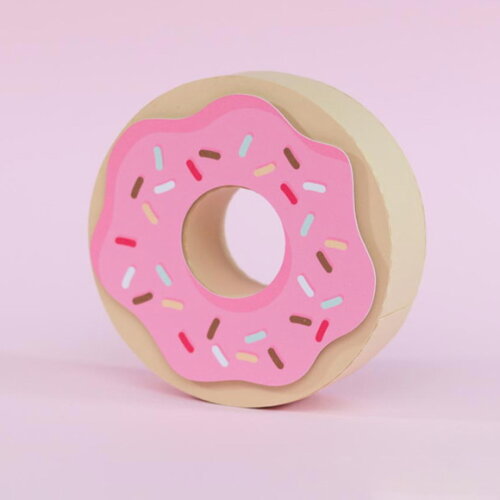 Caixa em Formato de Rosquinha / Donut