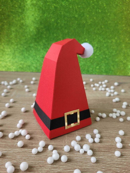 Caixa Gorro do Papai Noel