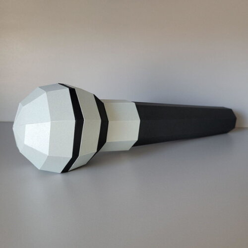 Caixa Microfone 3d
